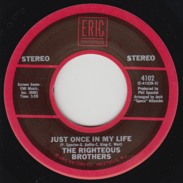 The Righteous Brothers : Unchained Melody (7", Single, RE)