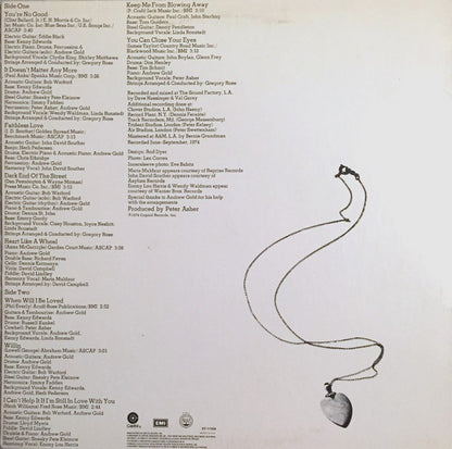 Linda Ronstadt : Heart Like A Wheel (LP, Album, Win)