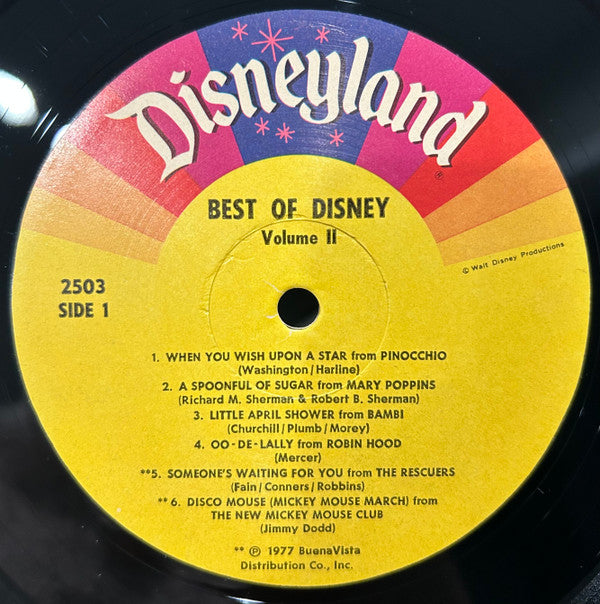 Various : The Best Of Disney Volume Two (LP, Comp)