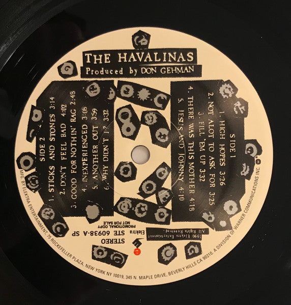 The Havalinas : The Havalinas (LP, Album, Promo)