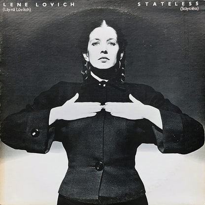 Lene Lovich : Stateless (LP, Album, RE, Car)