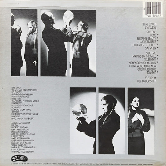 Lene Lovich : Stateless (LP, Album, RE, Car)