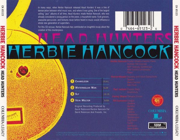 Herbie Hancock : Head Hunters (CD, Album, RE, RM)