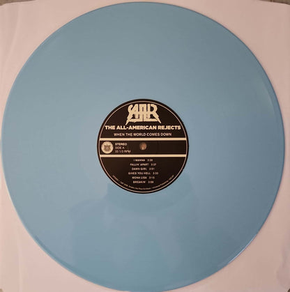 The All-American Rejects : When The World Comes Down (LP, Album, RE, Blu + Flexi, 7", S/Sided, Pic + Ltd)