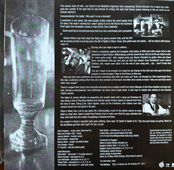 The Slackers : Redlight  (LP, Album, Ltd, RE, Oxb)