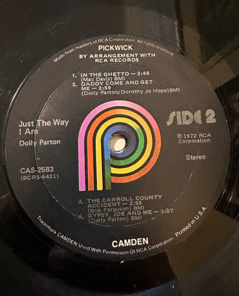 Dolly Parton : Just the Way I Am (LP, Comp, RE, Hol)