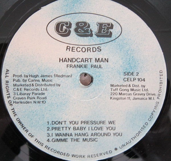 Frankie Paul : Hand Cart Man (LP, Album)