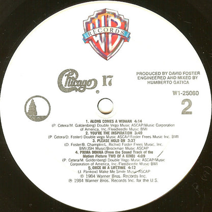 Chicago (2) : Chicago 17 (LP, Album, Club, Car)