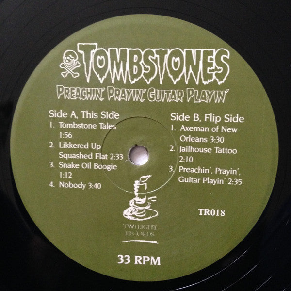Tombstones : Preachin', Prayin', Guitar Playin' (LP, Album)