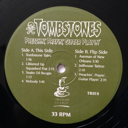 Tombstones : Preachin', Prayin', Guitar Playin' (LP, Album)