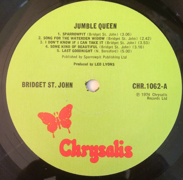 Bridget St. John : Jumble Queen (LP, Album)