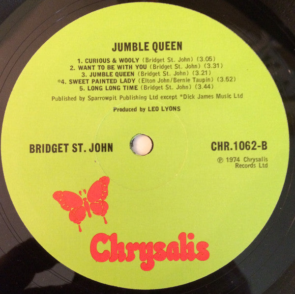 Bridget St. John : Jumble Queen (LP, Album)
