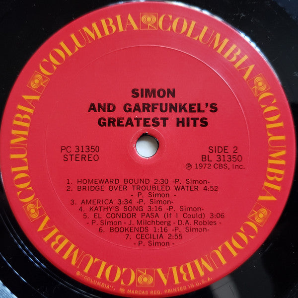 Simon & Garfunkel : Simon And Garfunkel's Greatest Hits (LP, Comp, RE)