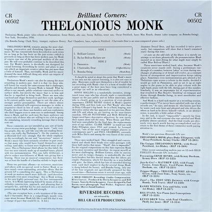Thelonious Monk : Brilliant Corners (LP, Album, Mono, Ltd, Num, RE, 180 + Box)