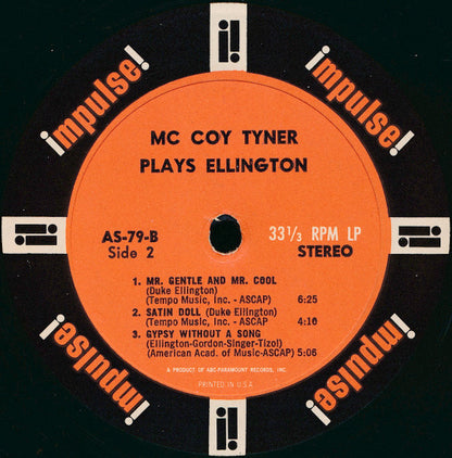 McCoy Tyner : McCoy Tyner Plays Ellington (LP, Album)