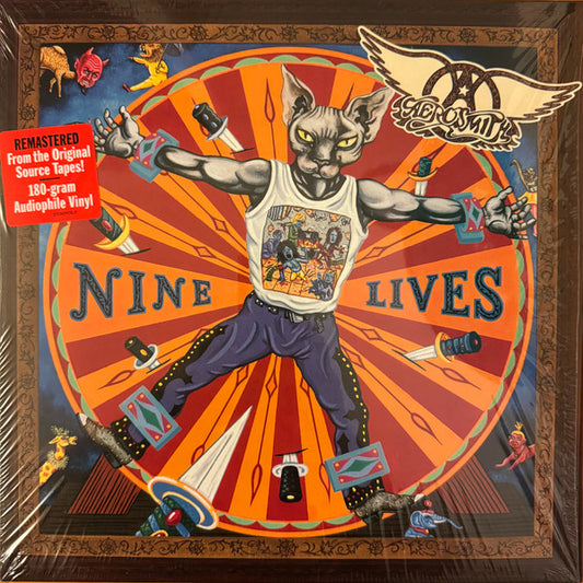 Aerosmith : Nine Lives (2xLP, Album, RE, RM, 180)