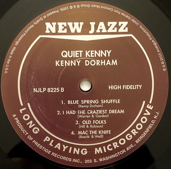 Kenny Dorham : Quiet Kenny (LP, Album, Ltd, M/Print, RE, RP, 180)