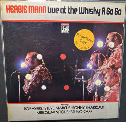 Herbie Mann : Live At The Whisky A Go Go (LP, Album, Promo)