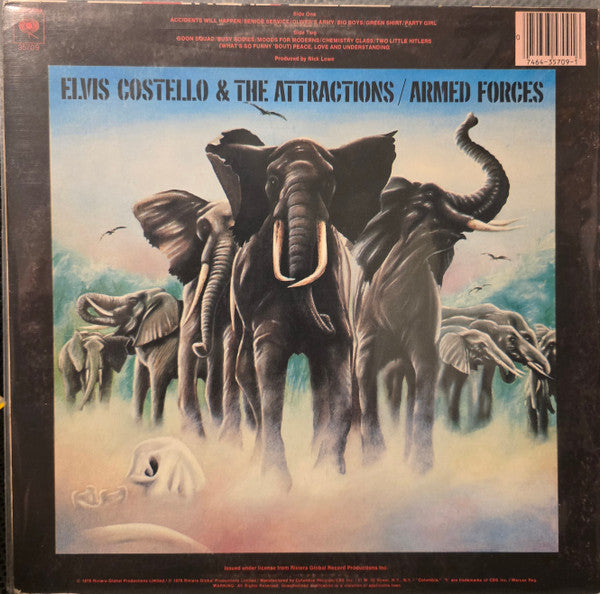 Elvis Costello And The Attractions* : Armed Forces (LP, Album, Car)