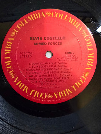 Elvis Costello And The Attractions* : Armed Forces (LP, Album, Car)