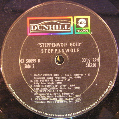 Steppenwolf : Gold (Their Great Hits) (LP, Comp, San)