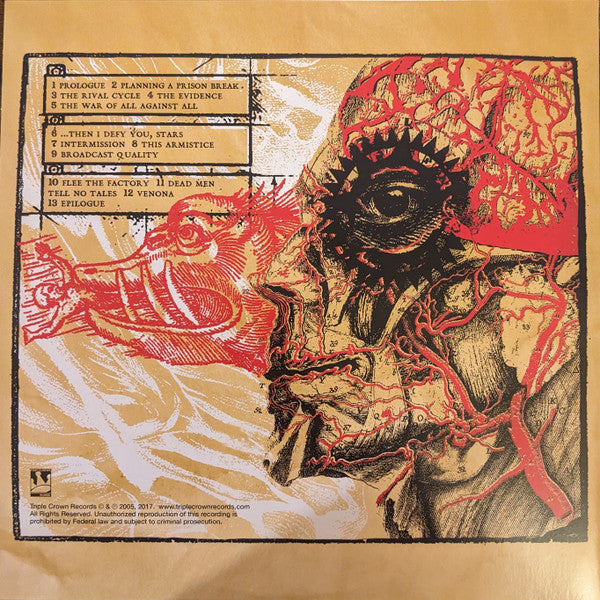 The Receiving End Of Sirens : Between The Heart And The Synapse (2xLP, Album, Ltd, RP, Clo)