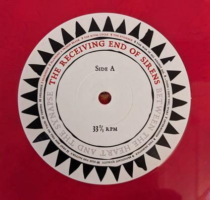The Receiving End Of Sirens : Between The Heart And The Synapse (2xLP, Album, Ltd, RP, Clo)
