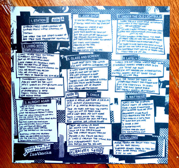 Cigarette Camp : Chalk E.P. (7", EP)
