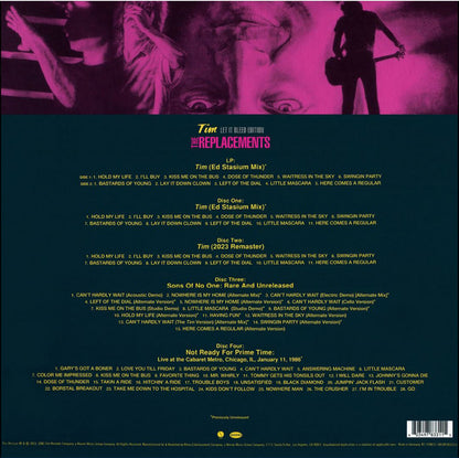 The Replacements : Tim (Let It Bleed Edition) (LP, Album, RE, 180 + CD, Album, RE + CD, Album, RE)