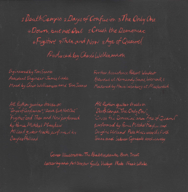 Cro-Mags : Best Wishes (LP, Album, Ltd, RE, Red)