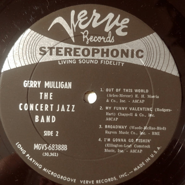 Gerry Mulligan : The Concert Jazz Band (LP, Album)