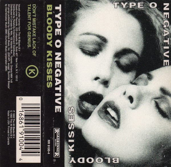 Type O Negative : Bloody Kisses (Cass, Album)