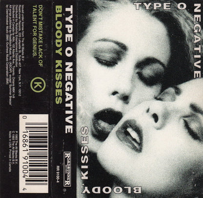 Type O Negative : Bloody Kisses (Cass, Album)