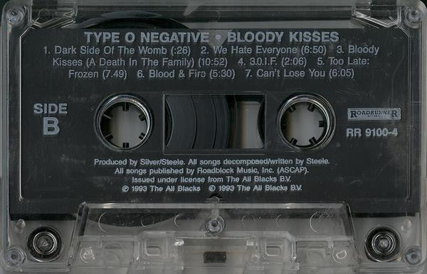 Type O Negative : Bloody Kisses (Cass, Album)