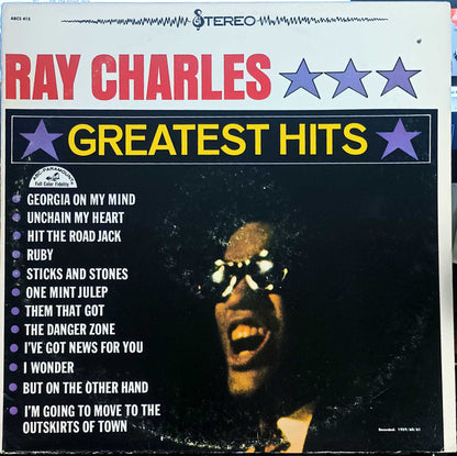Ray Charles : Greatest Hits (LP, Comp, RP, Tru)