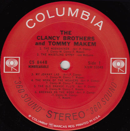 The Clancy Brothers And Tommy Makem* With Pete Seeger, Bruce Langhorne : A Spontaneous Performance Recording! The Clancy Brothers And Tommy Makem (LP, Album, RP)