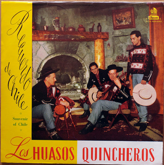 Los Huasos Quincheros : Recuerdo De Chile (LP, Mono, RE)