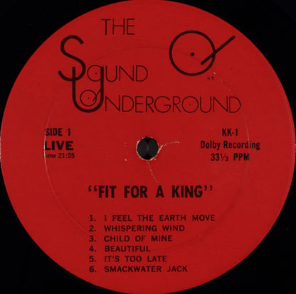 Carole King : Fit For A King (LP, Unofficial)