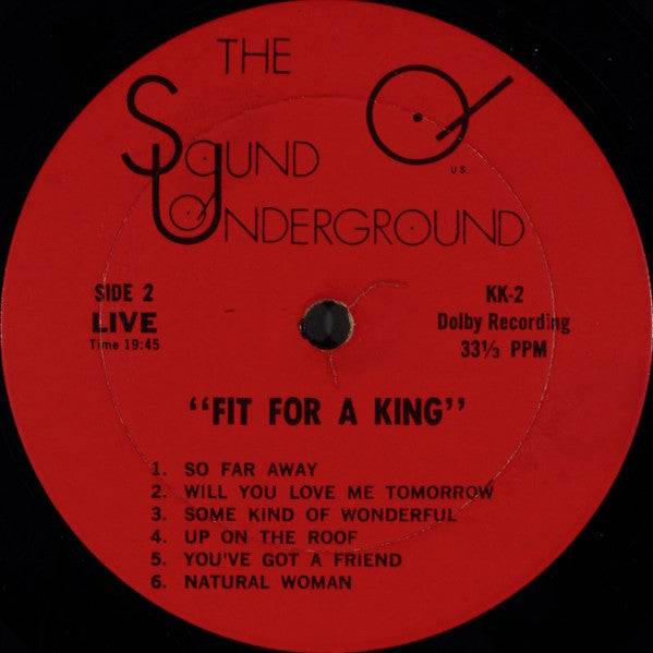 Carole King : Fit For A King (LP, Unofficial)