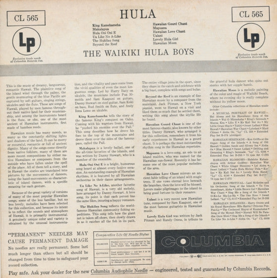The Waikiki Hula Boys : Hula (LP, Album)
