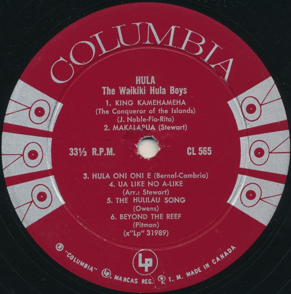 The Waikiki Hula Boys : Hula (LP, Album)