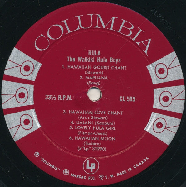 The Waikiki Hula Boys : Hula (LP, Album)