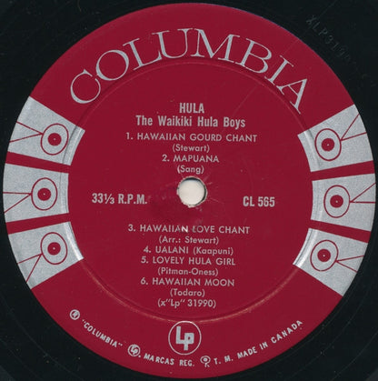The Waikiki Hula Boys : Hula (LP, Album)