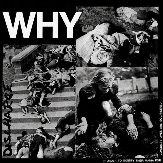 Discharge : Why (12", MiniAlbum, RE, Red)