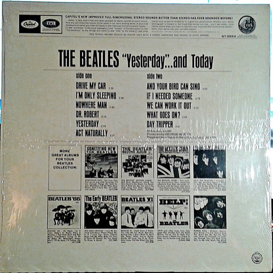 The Beatles : Yesterday... And Today (LP, Album, Comp, RE, Jac)