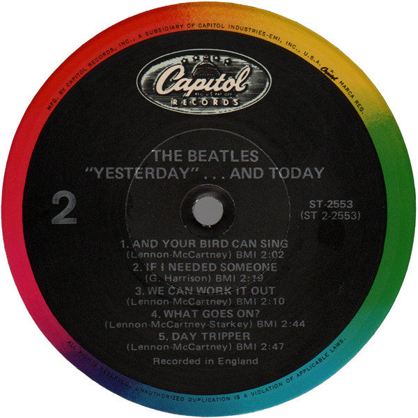 The Beatles : Yesterday... And Today (LP, Album, Comp, RE, Jac)
