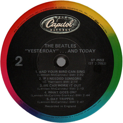 The Beatles : Yesterday... And Today (LP, Album, Comp, RE, Jac)