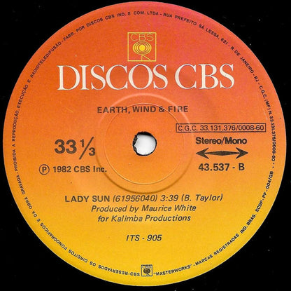 Earth, Wind & Fire : Fall In Love With Me (7", Single)