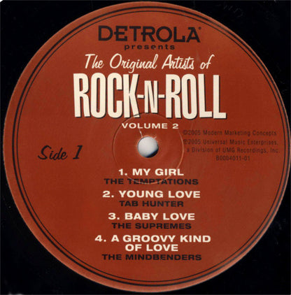 Various : Detrola Presents The Original Artists Of Rock-N-Roll Volume 2 (LP, Comp, Ltd, Promo)