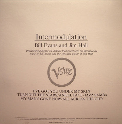 Bill Evans And Jim Hall : Intermodulation (LP, Album, RE, Gat)